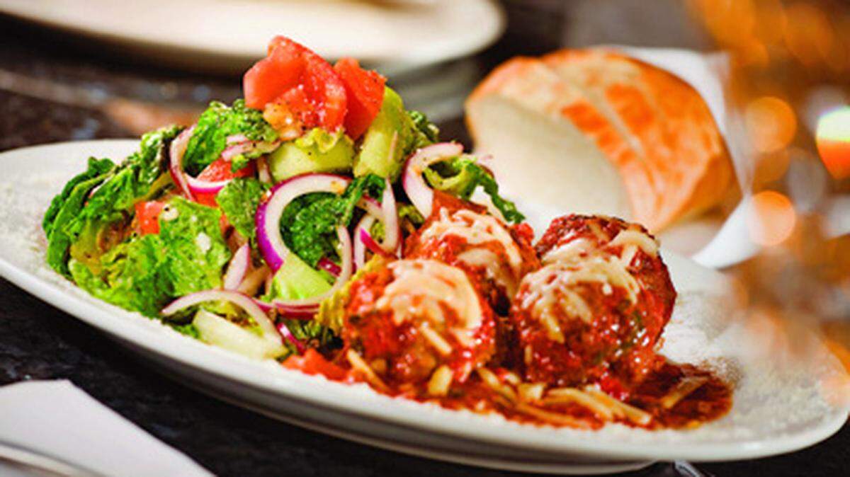 Meatballs at Café Martorano.