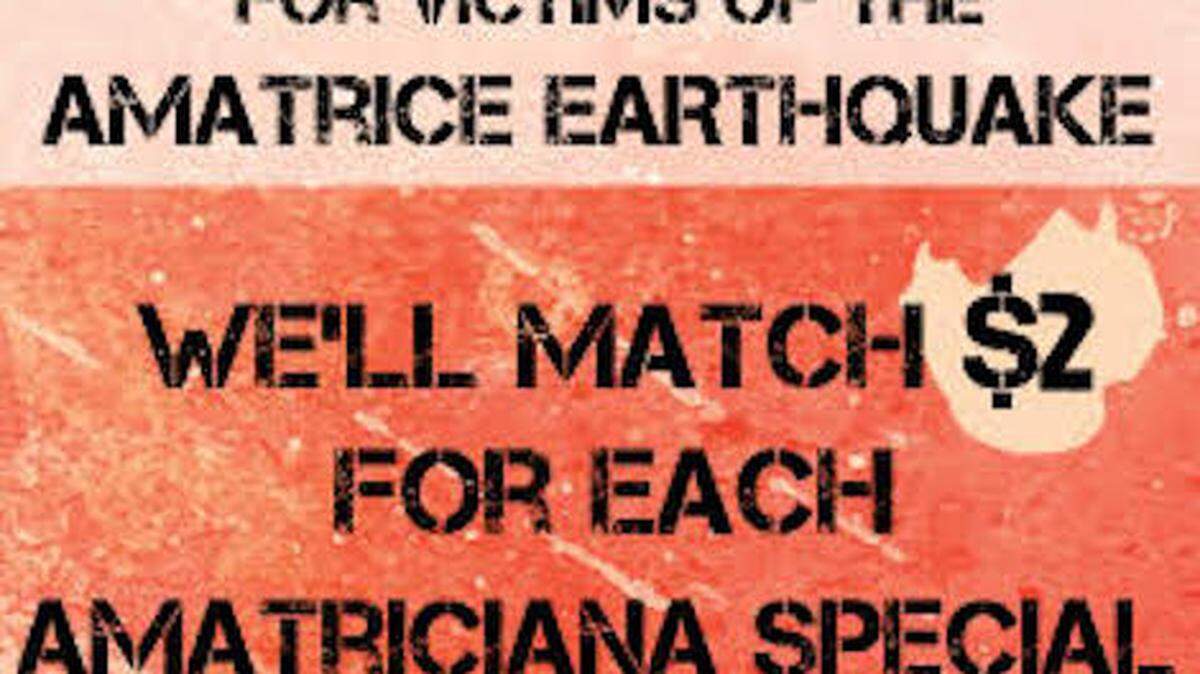 Restaurants around the world are donating $2 from specially created dishes.