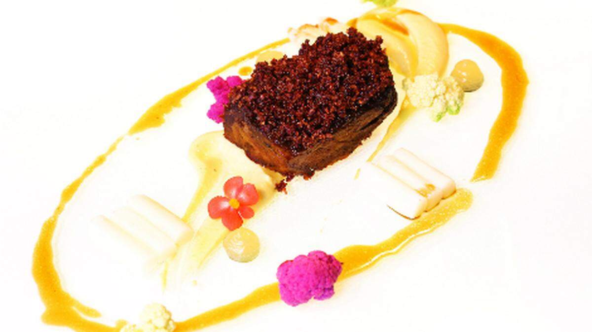 A shortrib from Azul's Miami Spice 2014 menu.