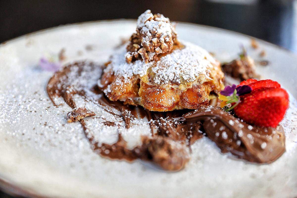 Ferrero Rocher French toast at Zucca. (Handout)