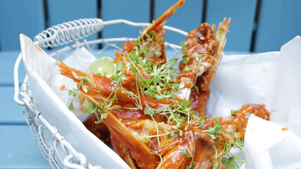 “Fish wings” at Stiltsville Fish Bar.