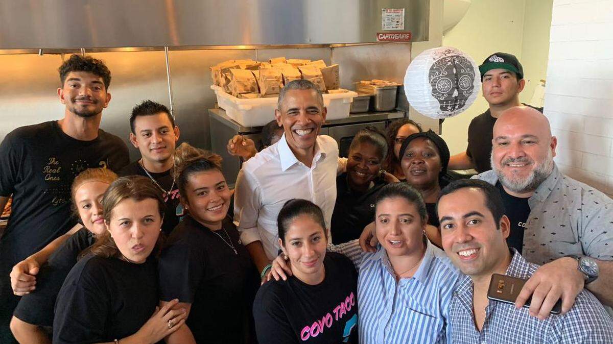 It's not everyday a POTUS goes to Wywood, but when he does, he eats at COYO Tacos