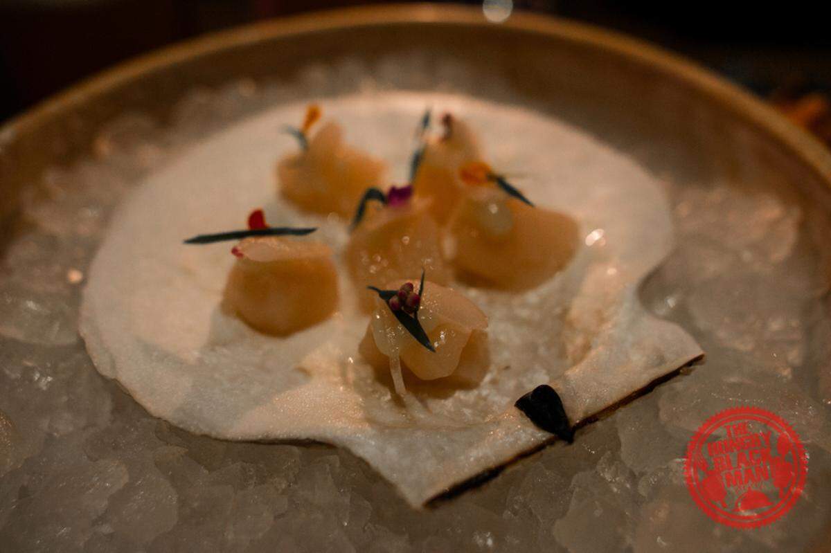 The Hokkaido scallops had a strong ginger essence, a slight sweetness and an incredible deep umami flavor.