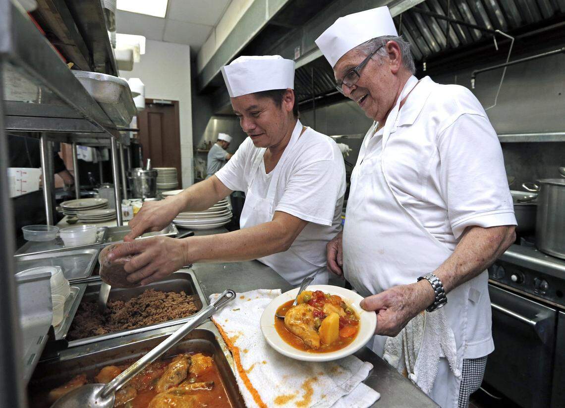 The owners of Larios have returned as employees of La Fragua Restaurant at the original location of their restaurant Casa Larios off Flagler where they found fame.