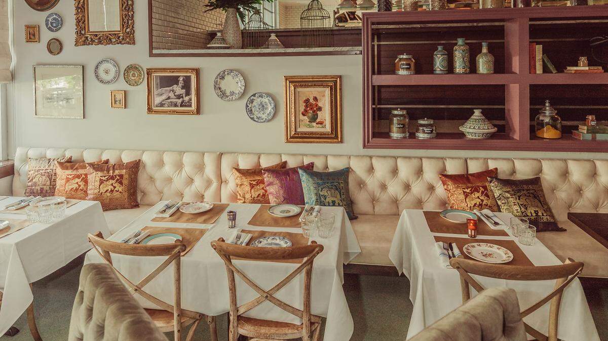 Inside Cleo at Redbury Hotel.