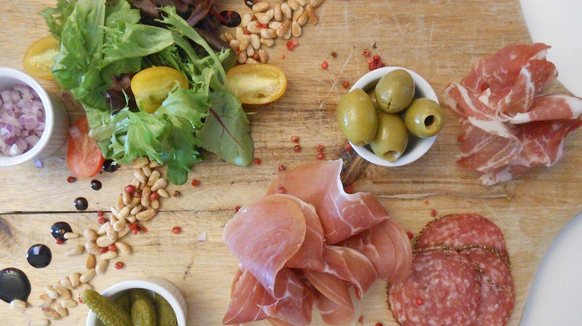 The charcuterie board at Barok French Bistro
