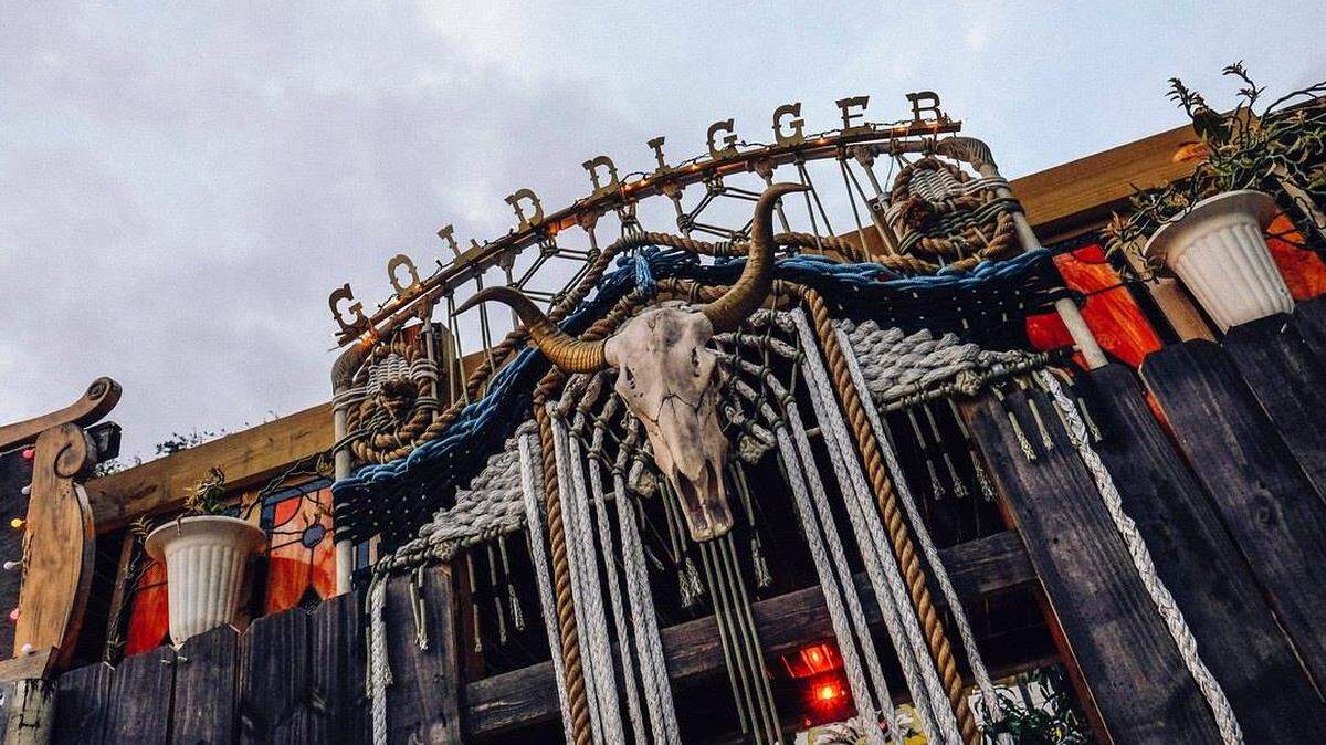 A Western theme with an urban edge is the vibe at Mr. Wright's Gold Diggers Saloon in Wynwood.