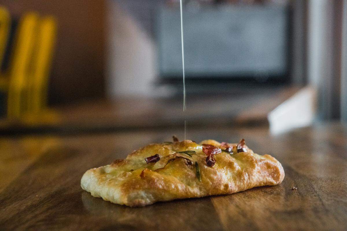 Housemade focaccia with Calabrian Chiles and rosemary at the upcoming Erba