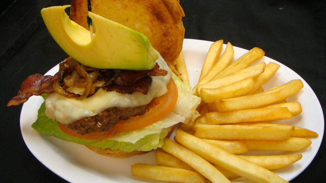 Miami: The signature burger at 18th Street Cafe.