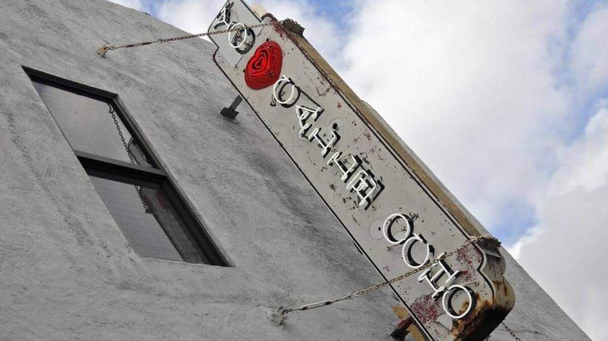 The sign over Union Beer Store lights up with the message that many new Calle Ocho business owners say has brought them to Little Havana: I love Calle Ocho. CARL JUSTE cjuste@miamiherald.com