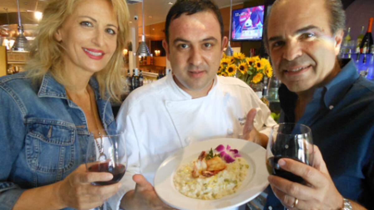 Italian food, served with a smile at Limoncello in Aventura. Photo by Linda Bladholm for the Miami Herald