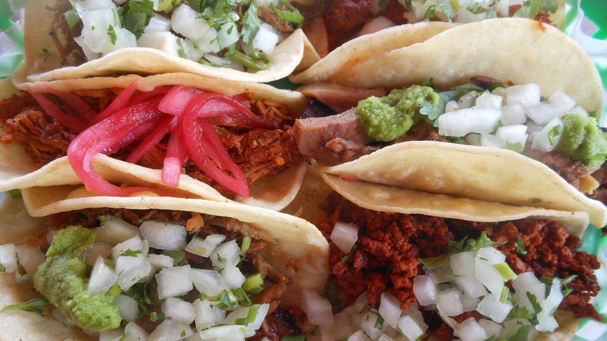 Assorted tacos at Jacalito