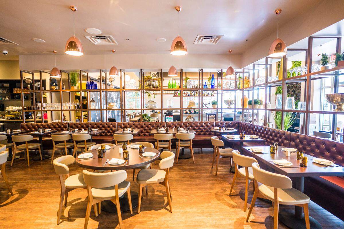 The main dining room at Gusto RistoBar