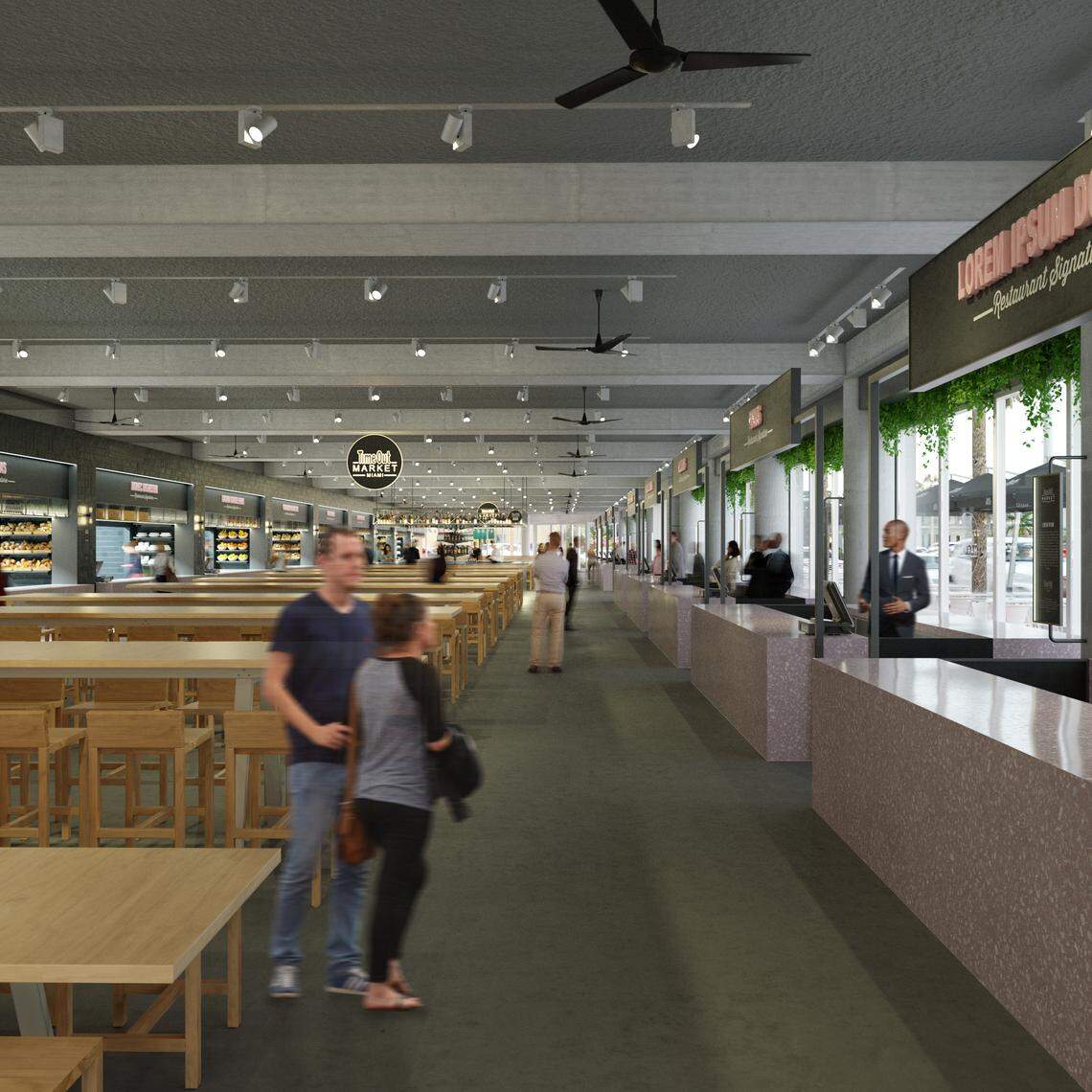 Diners will have 17 restaurants to choose from and a wide-open, 17,500 square foot area in which to sit.