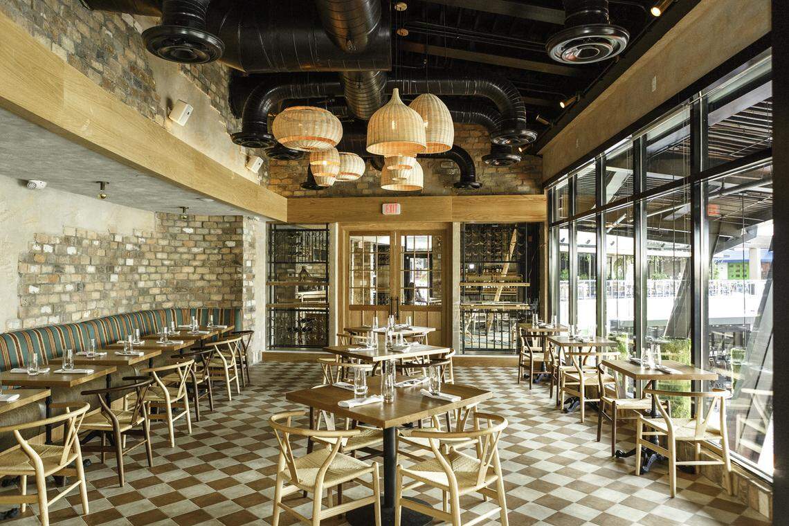 Inside Novocento at CityPlace.