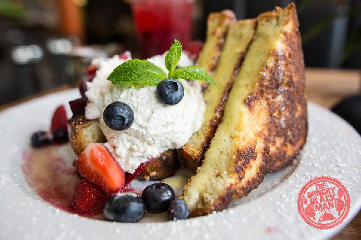 Green Eggs Cafe's French toast caught Starex Smith's attention.