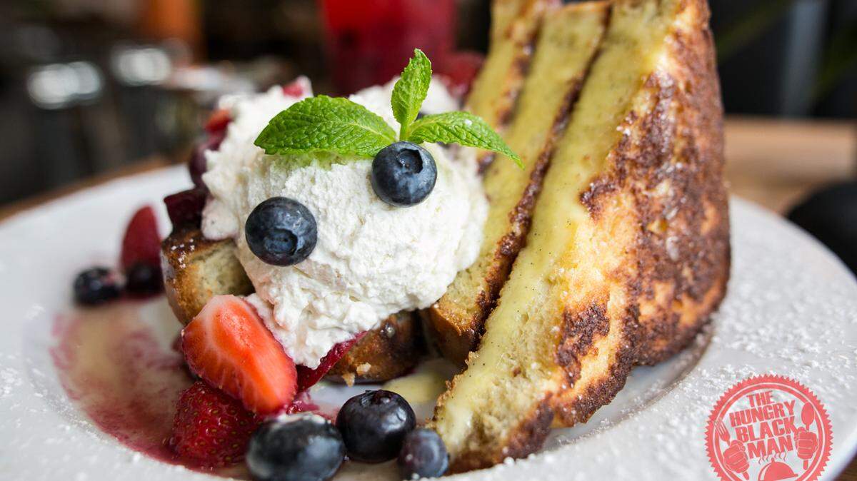 Green Eggs Cafe's French toast caught Starex Smith's attention.