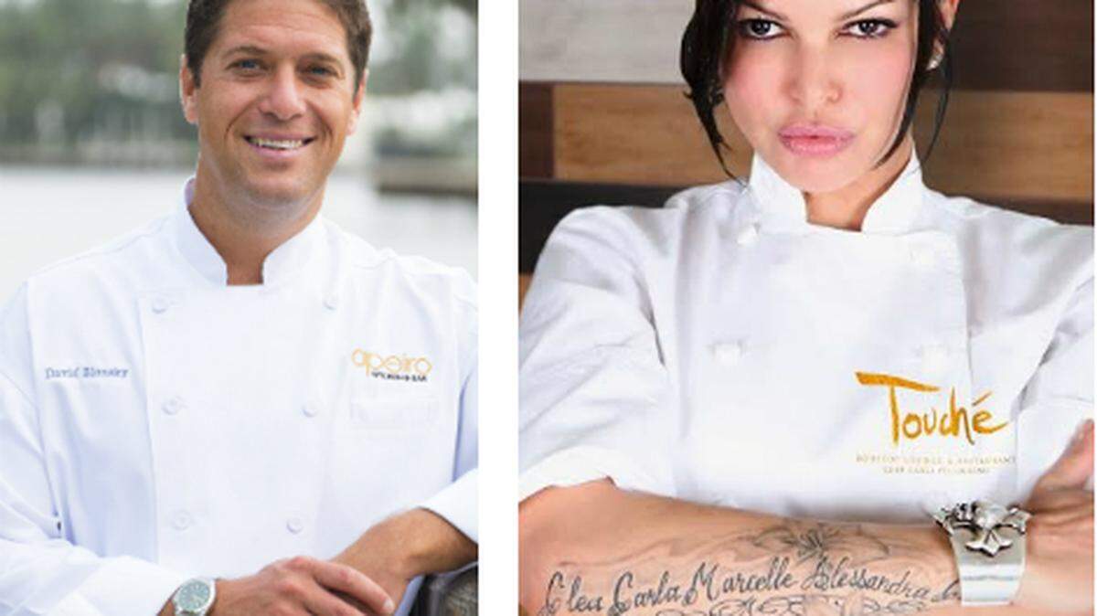 Chefs David Blonsky and Carla Pellegrino