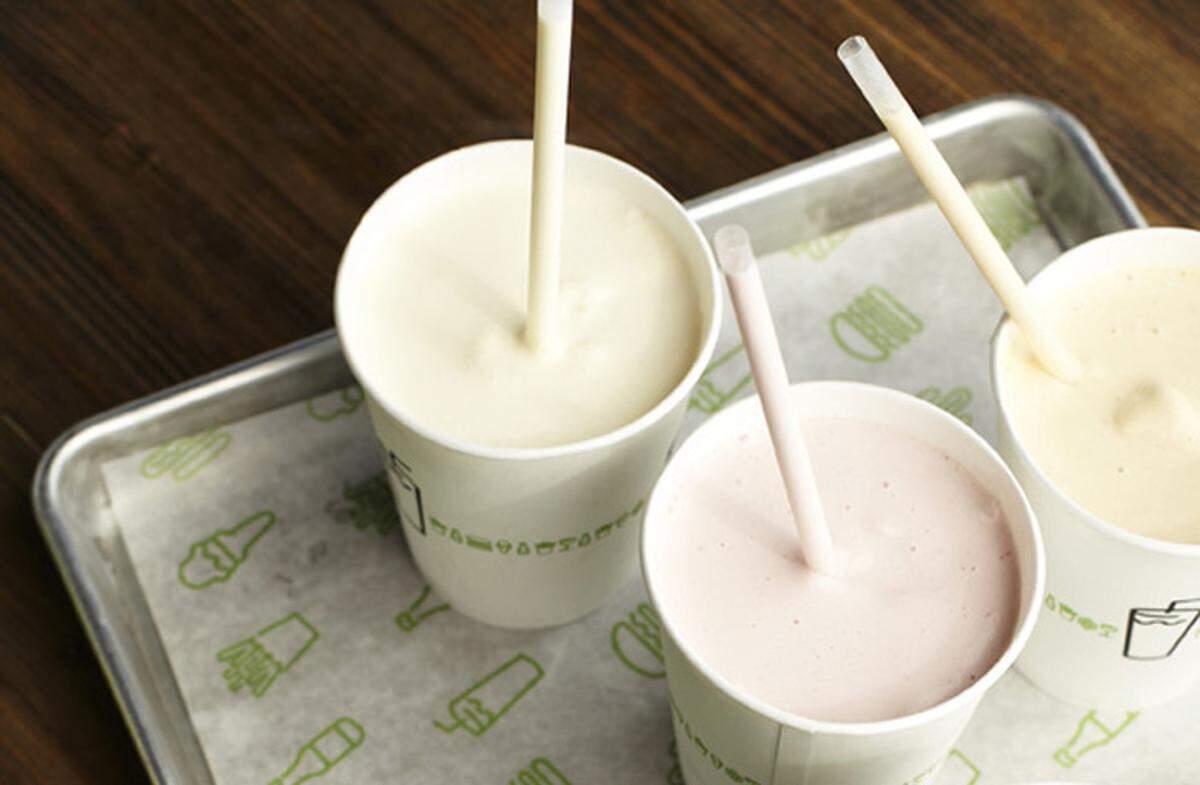 Milkshakes available at Shake Shack.