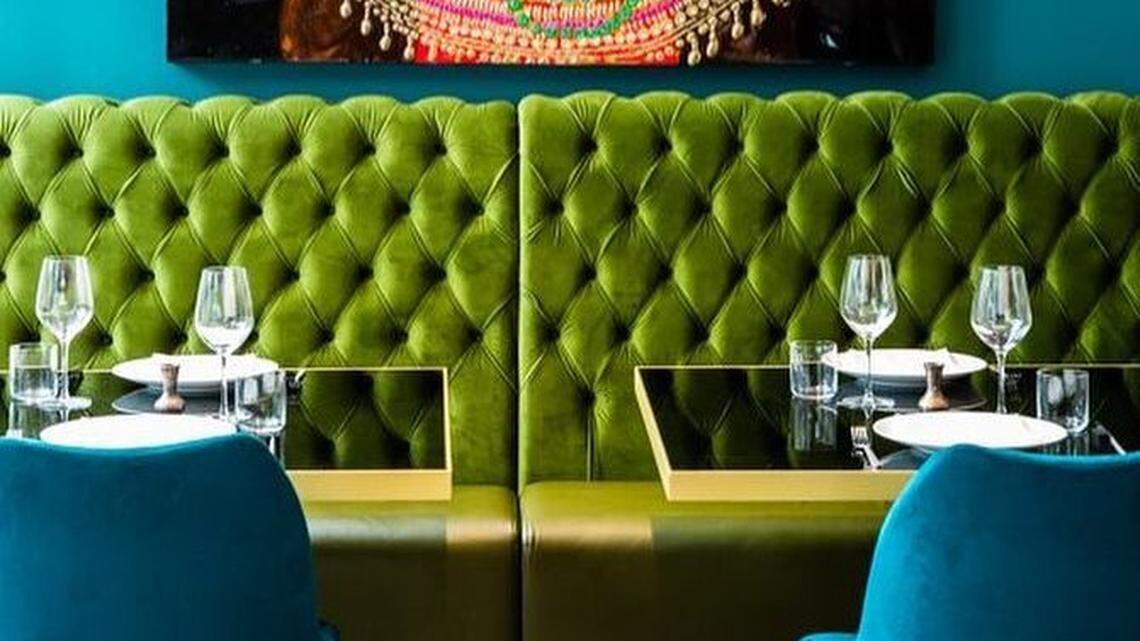 The dining room at Three.