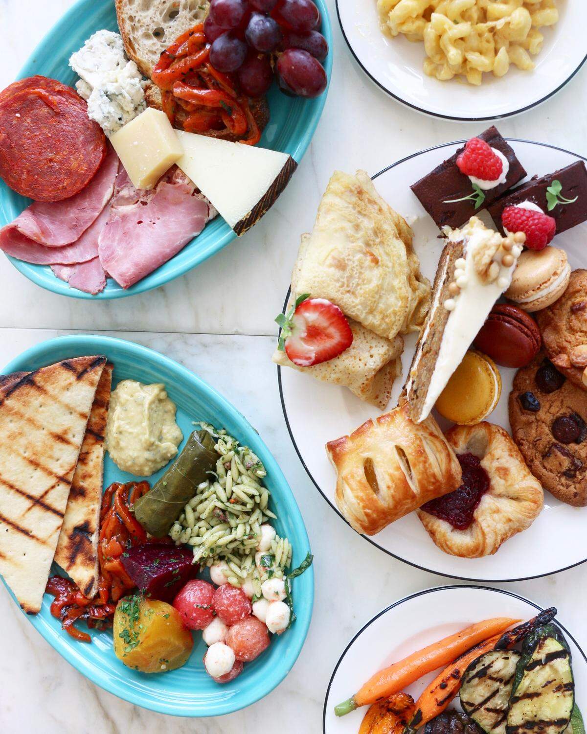 Brunch selection at Nautilus Cabana Club. (Handout)
