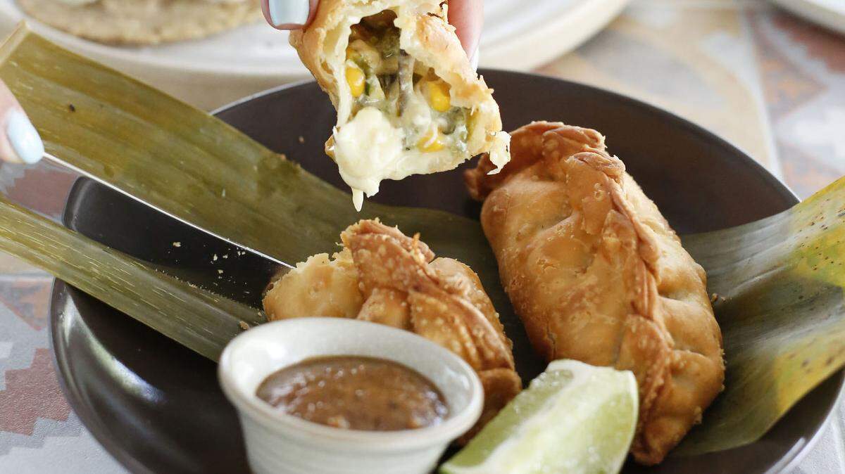 Skybar's empanadas suizas