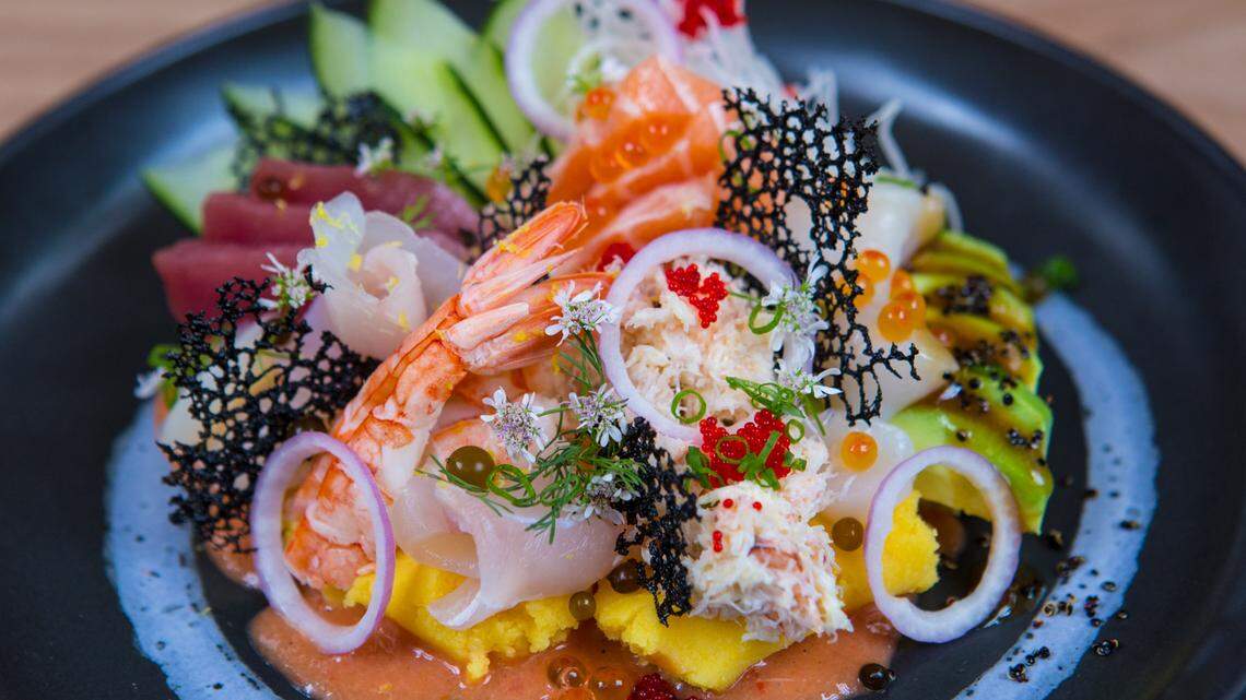 Chirashi Causa is one of the house specialties.