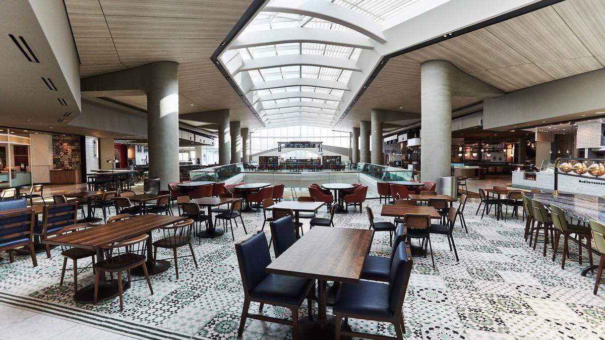 The food hall at this popular mall has gone upscale.