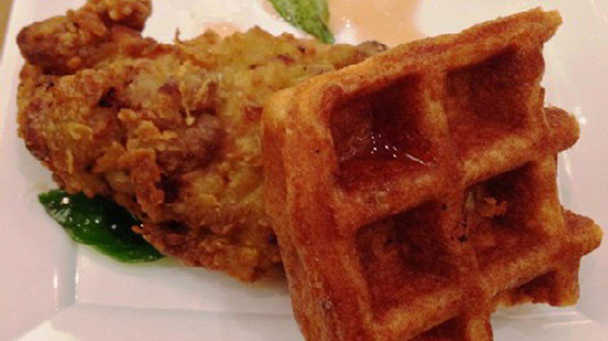 Fried chicken is the star of the Fried &amp; True cookbook launch May 27. Photo by Evan S. Benn / Miami Herald staff