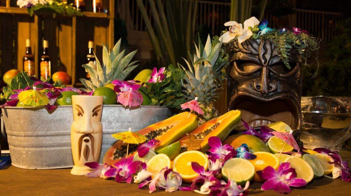 Tiki cocktail heaven is happening at The Surfcomber