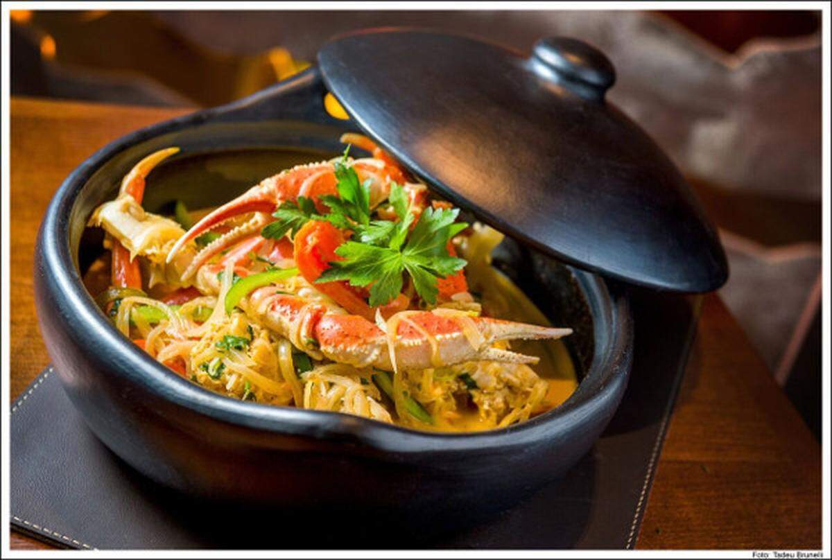 Crab Stew at Coco Bambu.
