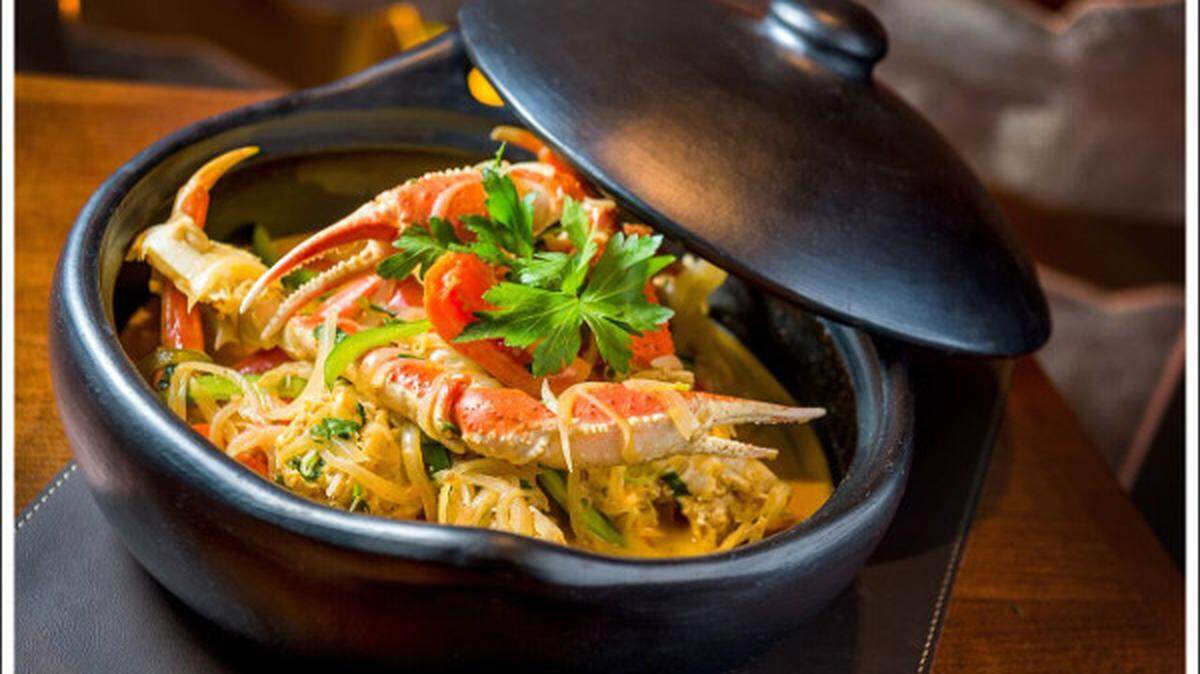 Crab Stew at Coco Bambu.