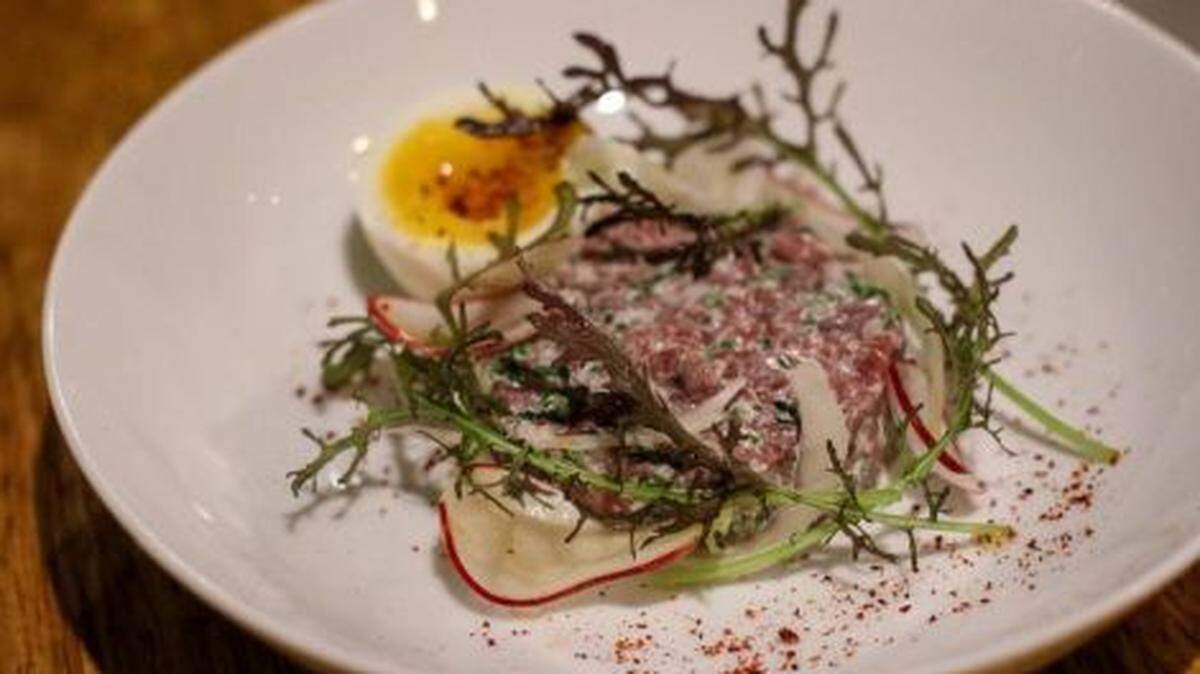 Ariete venison tartar (Gio Gutierrez)