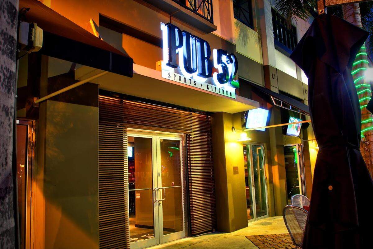 Pub 52 is open daily.