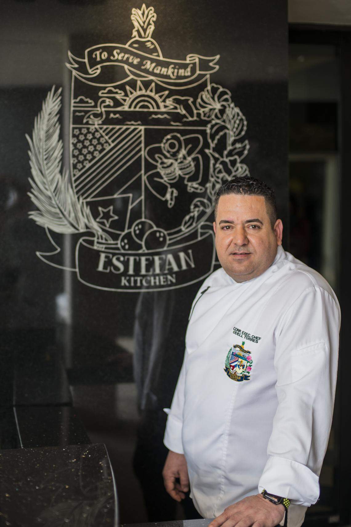 Estefan Kitchen's Executive Chef Odell Torres.
