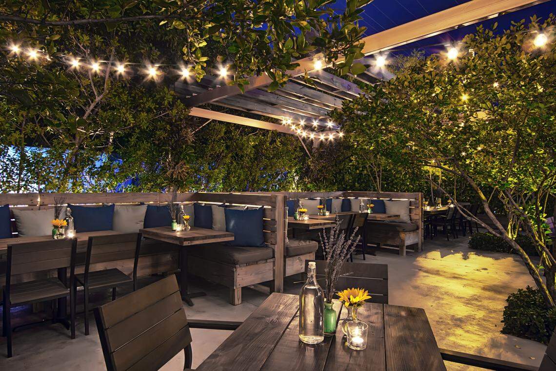 The Garden at Mina's Mediterraneo