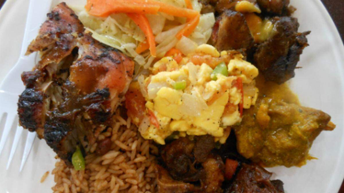 Generous portions at Caribbean Circle in Coral Springs. Photo by Linda Bladholm for the Miami Herald.