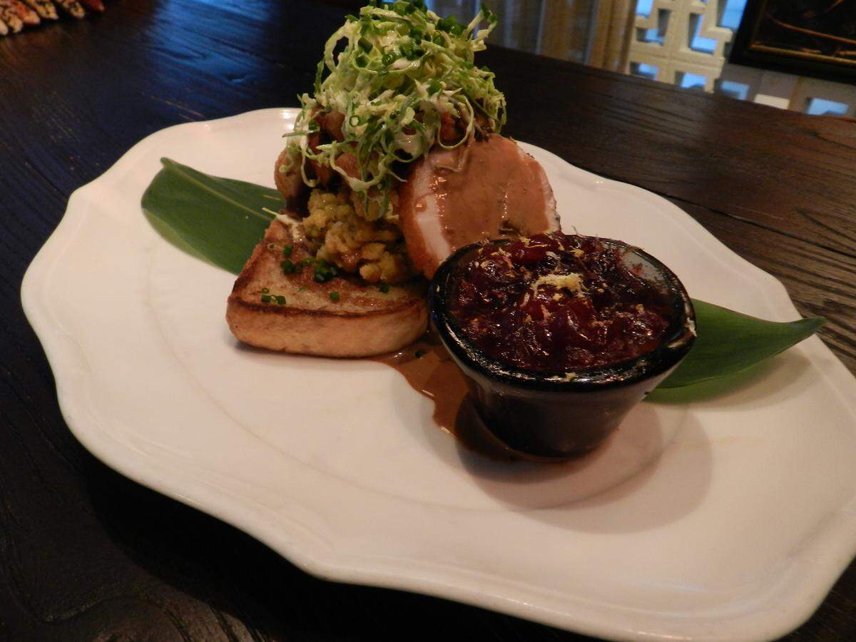 This leftovers turkey sandwich is only available at Bird &amp; Bone on Nov. 24. (Handout)