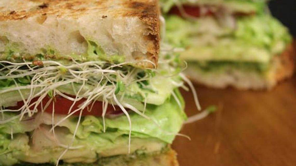 Sandwich via The Continental Miami Beach.