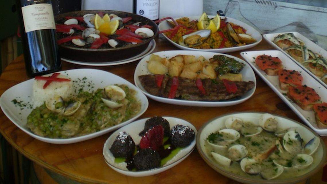 Spanish wines and dishes at Rincon Escondido on Biscayne Boulevard and 27th Street.