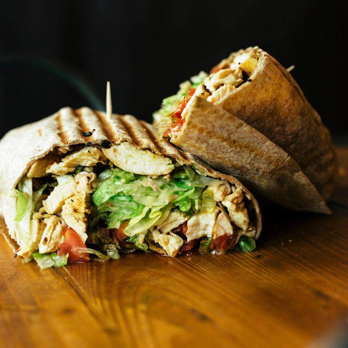Wraps are available at Natural Chicken Grill