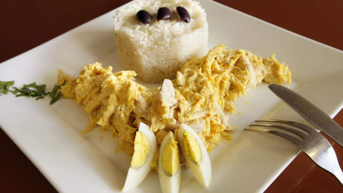SPECIALTY: Aji de gallina at Cholo’s.