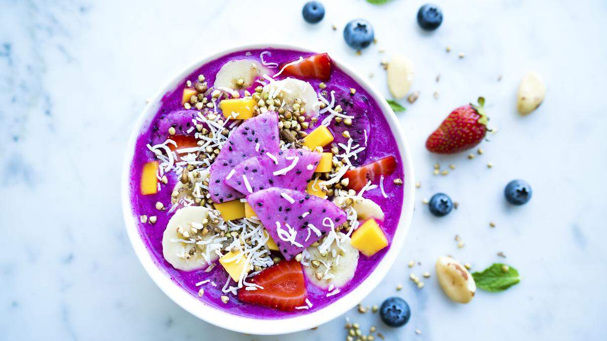 The dragon fruit bowl at plnthouse is part of Matthew Kenney's casual take on his plant-based fare at the new plnthouse at the 1 Hotel in South Beach.