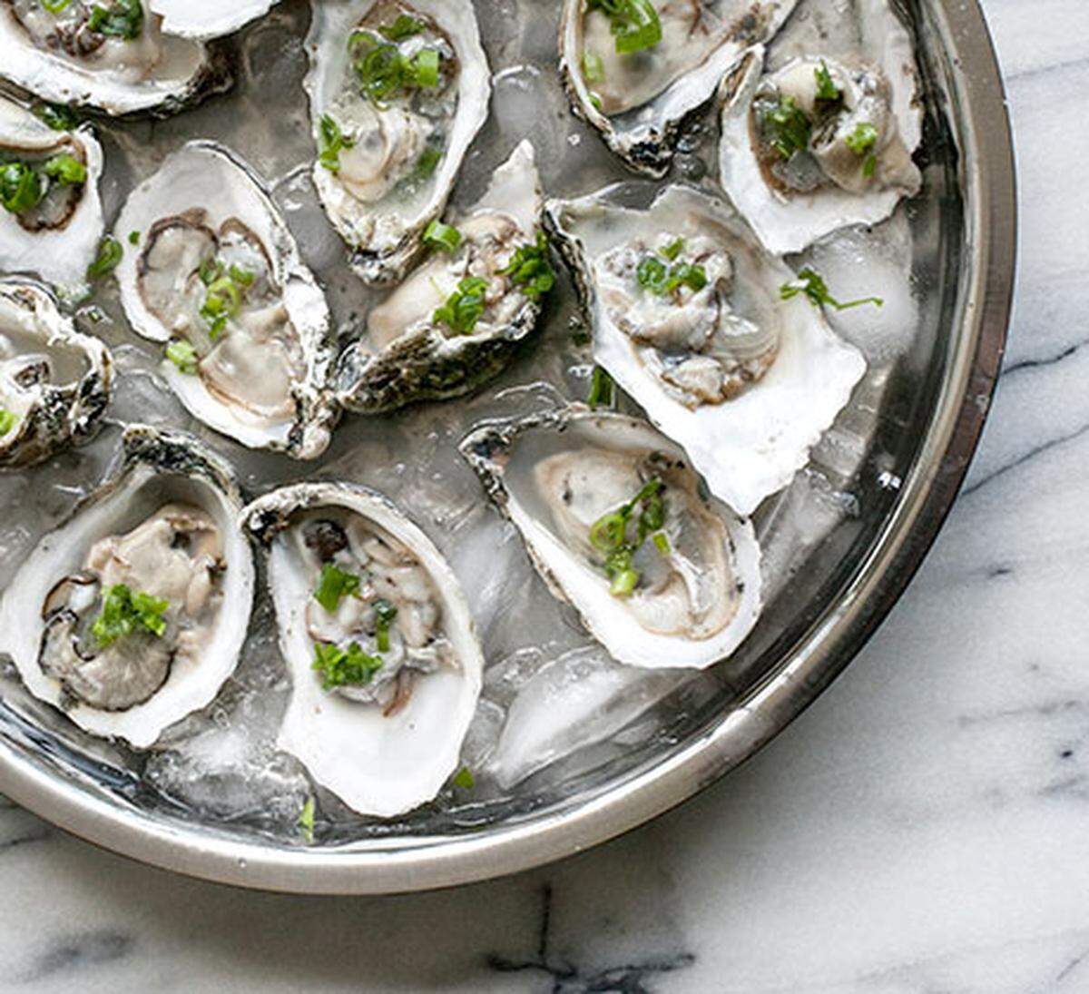 Blue Point oysters at Lure Fish Bar.