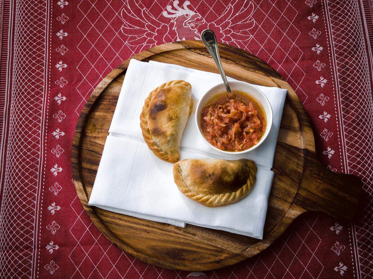 Los Fuegos wood oven empanadas. Photo by Juan Fernando Ayora.