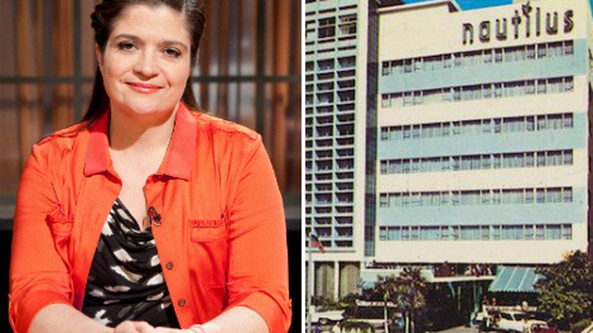 Alex Guarnaschelli and the original Nautilus.