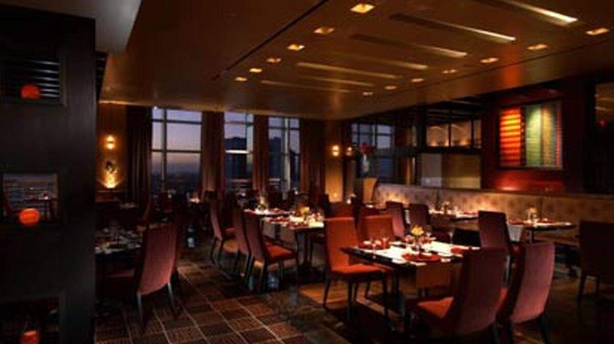 Sky high at Atrio restaurant. Photo courtesy of Atrio.