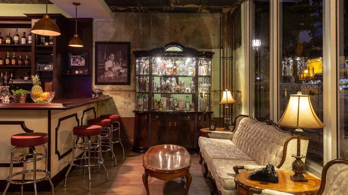 The interior of Café La Trova