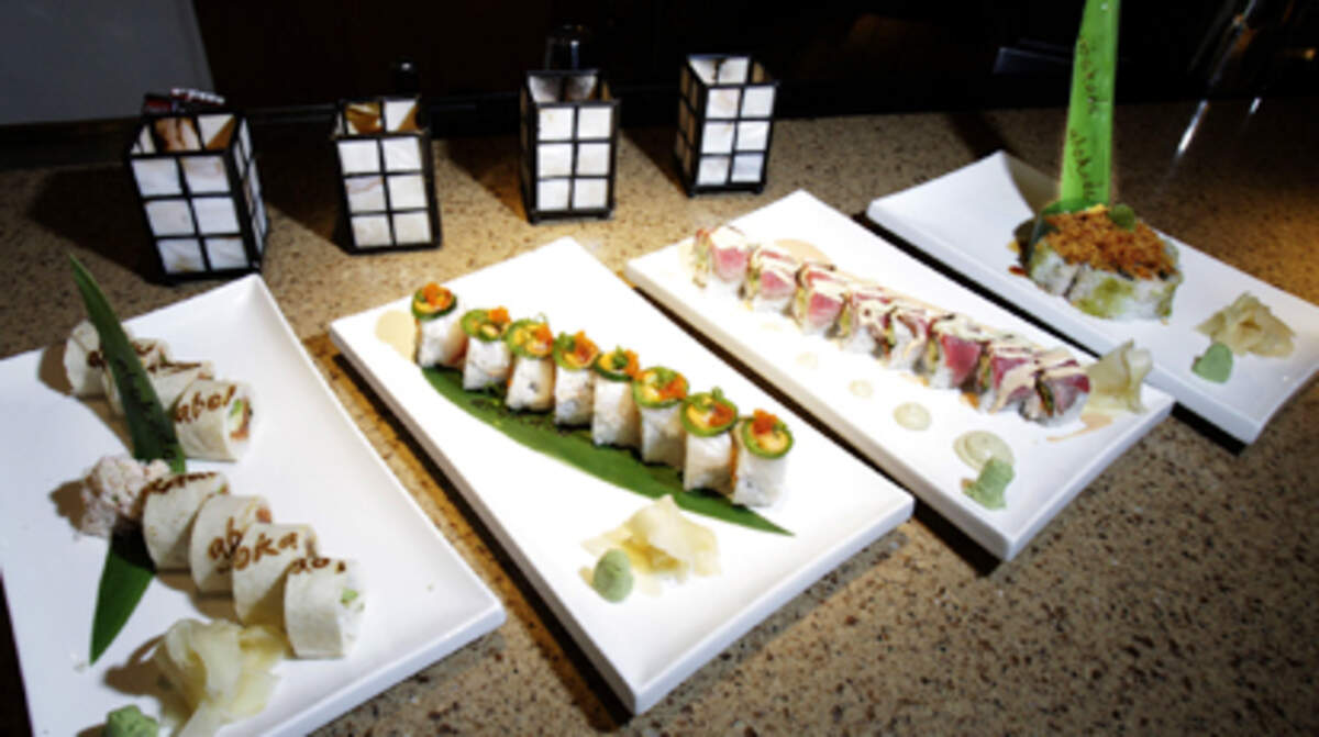 <p> Viva, El Diablo, Surf &amp; Turf and Abokado Crunch. Photo: Charles Trainor Jr.</p>