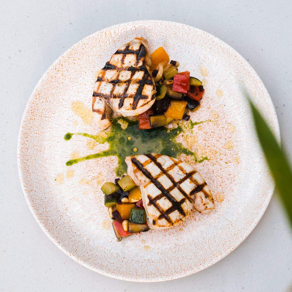 Grill local swordfish